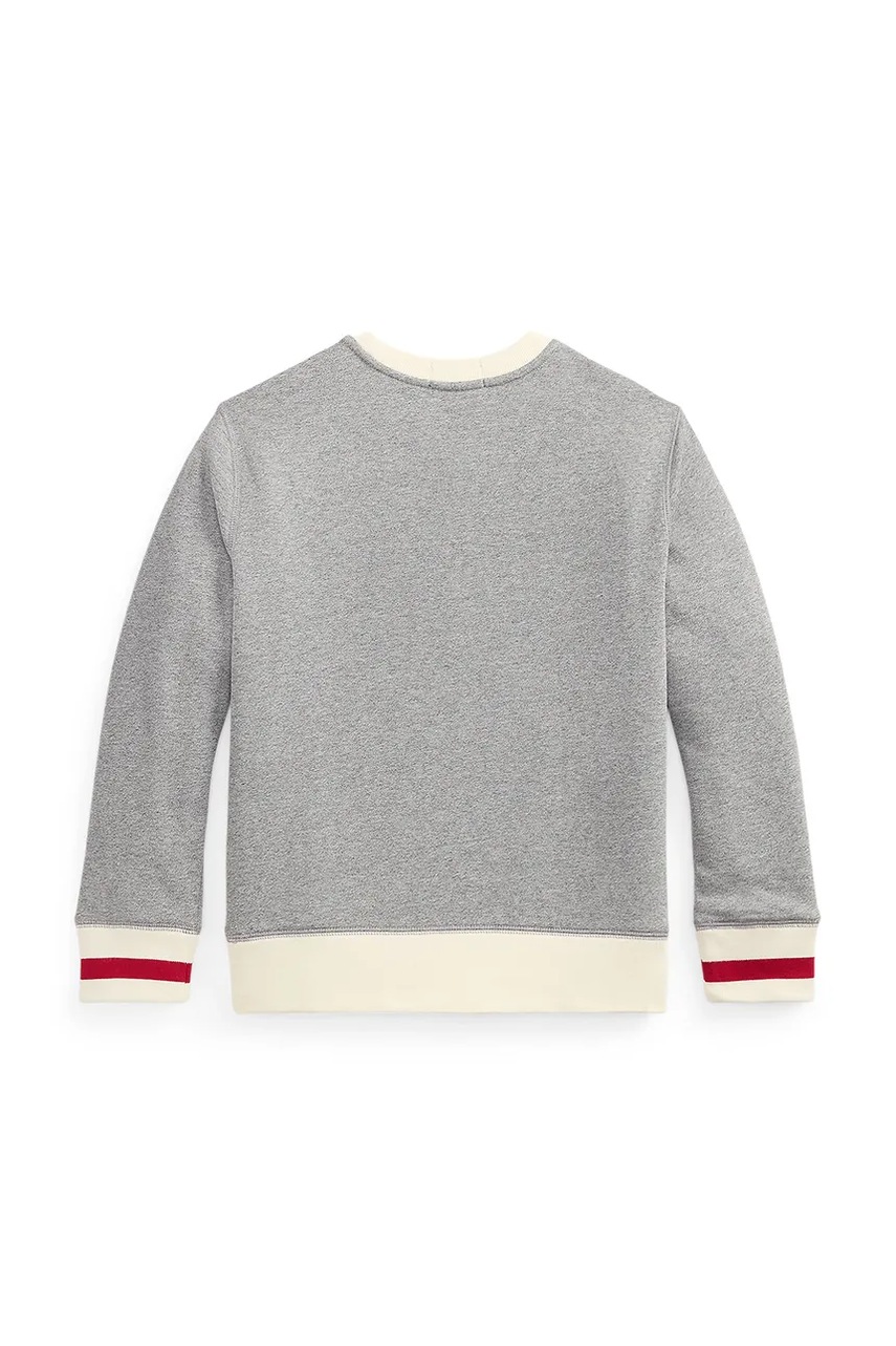 Детская кофта Polo Ralph Lauren цвет серый с принтом 323981263001
