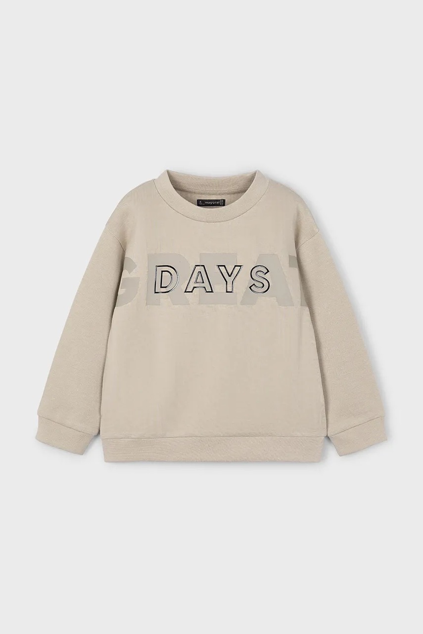 Кофта Mayoral цвет бежевый с принтом 4406