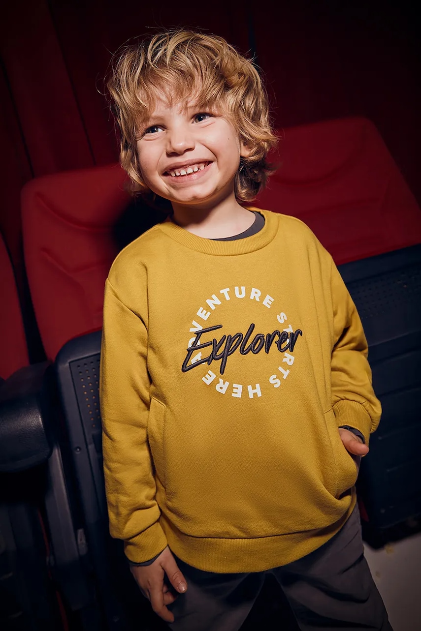 Mayoral bluză copii culoarea galben, 4408