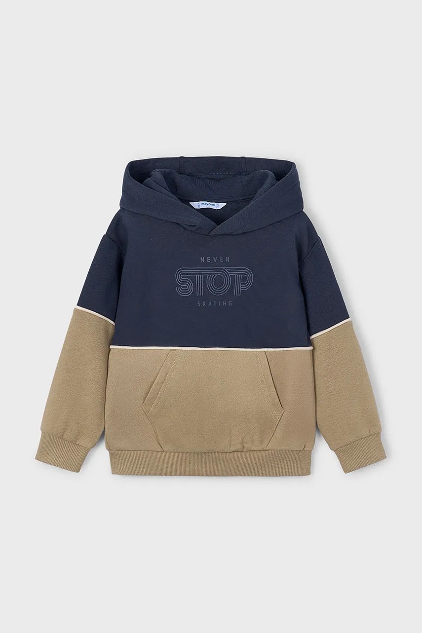 Кофта Mayoral цвет синий с капюшоном 4410