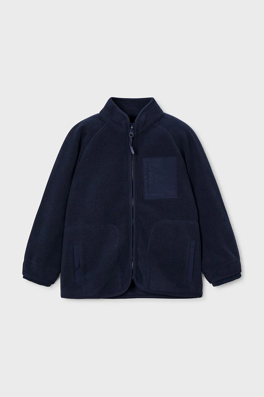 Mayoral bluză copii culoarea bleumarin, uni, 4425