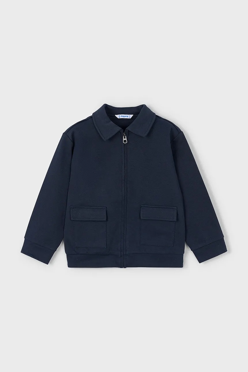 Mayoral bluză copii culoarea albastru marin, uni, 4428