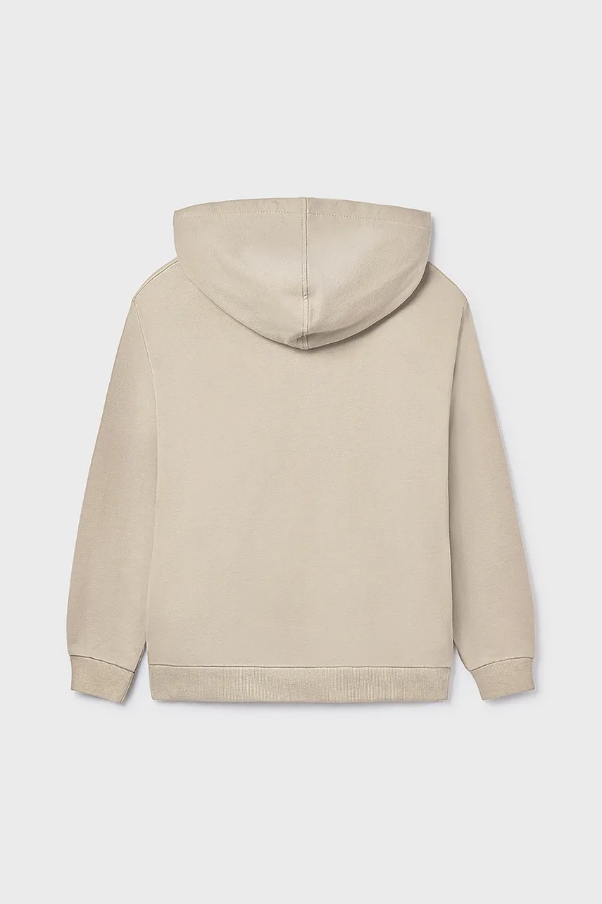 Кофта Mayoral цвет бежевый с капюшоном 7401