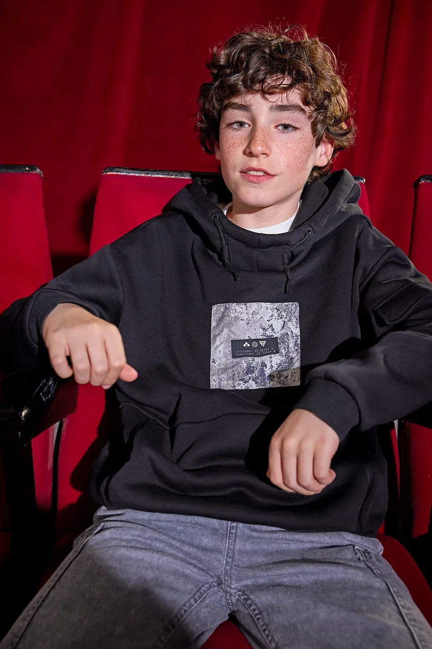 Mayoral bluză copii culoarea negru, cu imprimeu, 7403