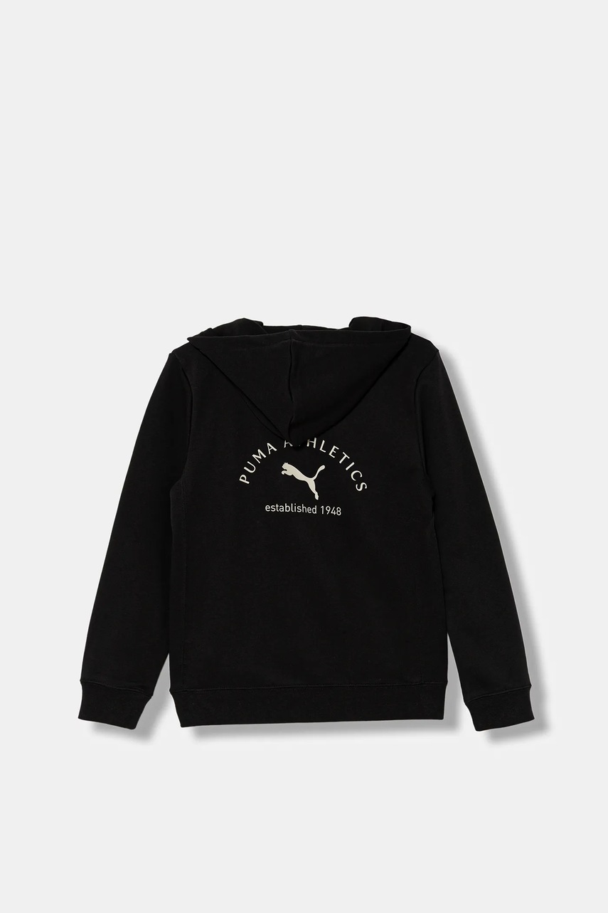 Детская кофта Puma PUMA CLASS Graphic Hoodie TR B цвет чёрный с капюшоном с принтом 688852 Детская кофта Puma PUMA CLASS Graphic Hoodie TR B цвет чёрный с капюшоном с принтом 688852