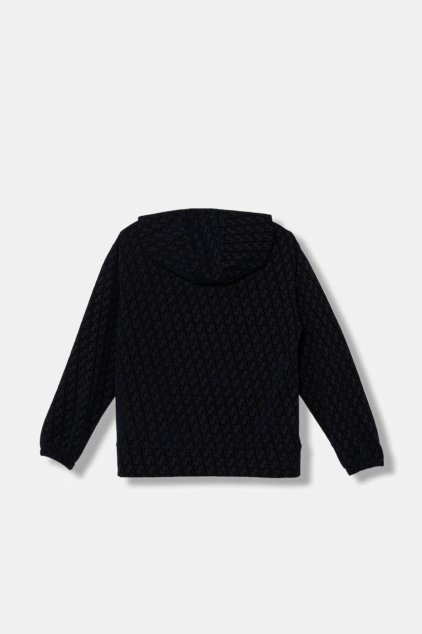 Детская кофта Emporio Armani цвет синий с капюшоном узор EB000468 AF16154 Детская кофта Emporio Armani цвет синий с капюшоном узор EB000468 AF16154