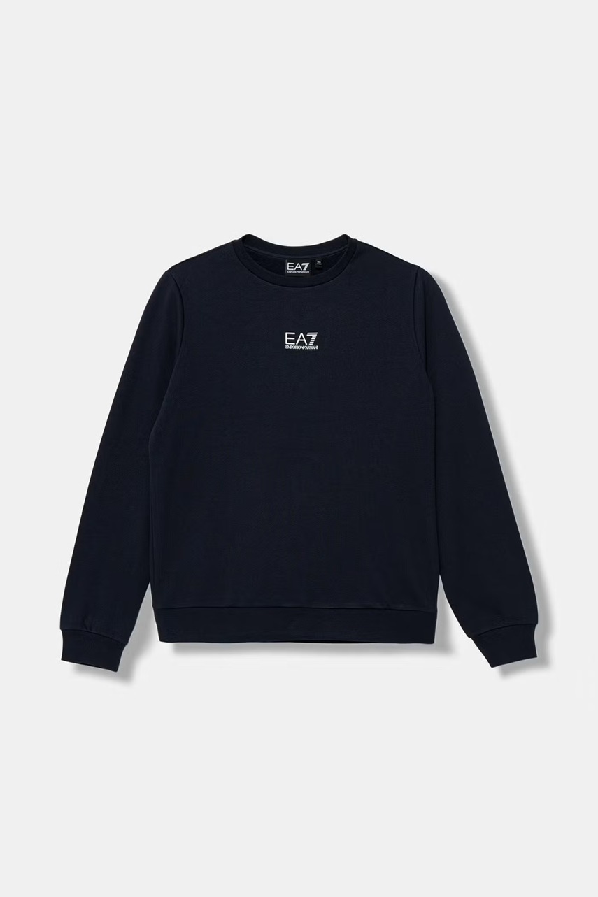EA7 Emporio Armani hanorac pentru copii cu bumbac