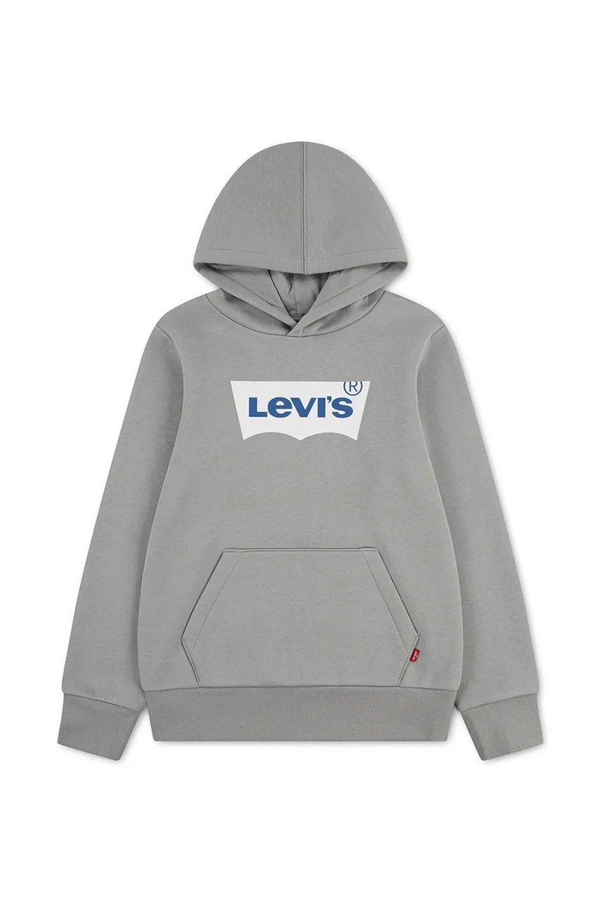 Levi's dukserica sa kapuljačom za djecu s pamukom BATWING SCREENPRINT HOODIE