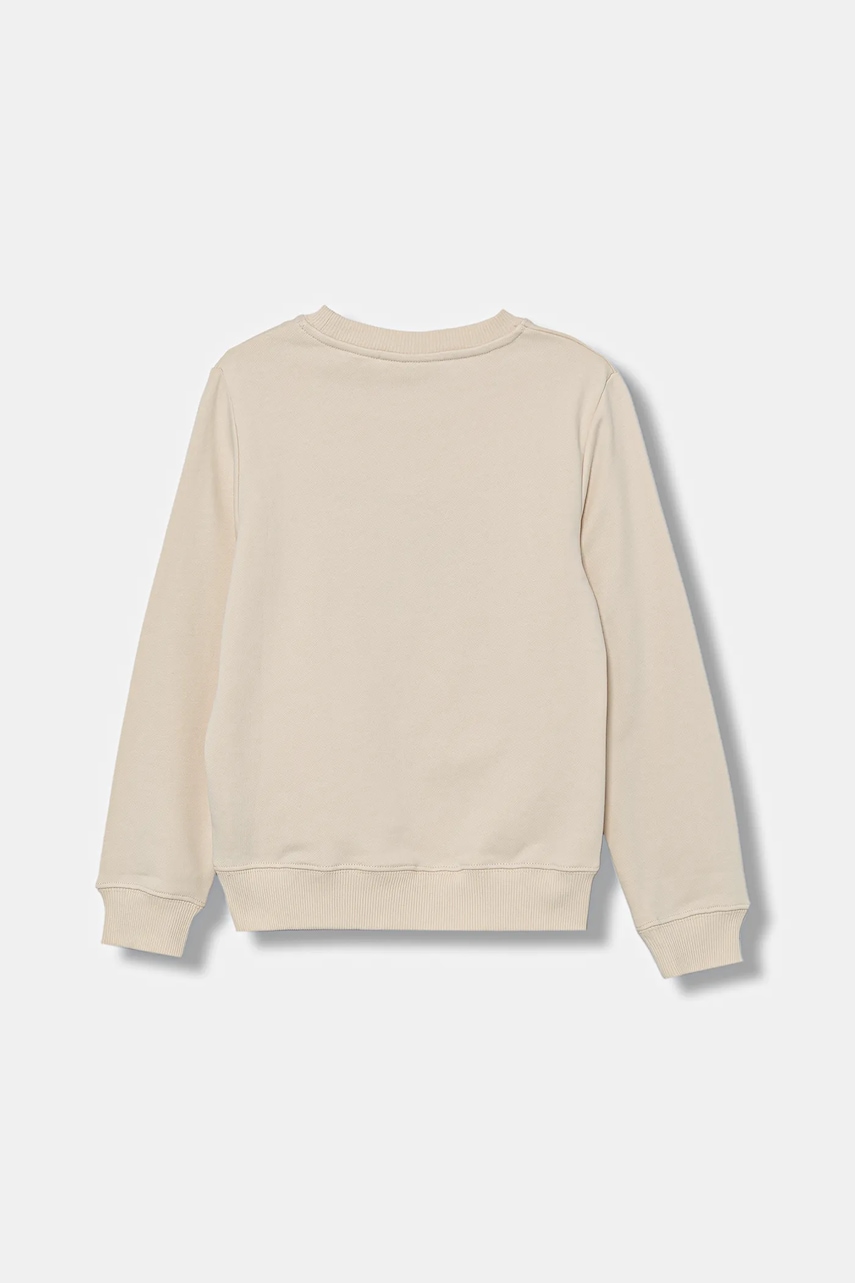 Детская кофта Calvin Klein Jeans цвет бежевый с капюшоном IB0IB02585 Детская кофта Calvin Klein Jeans цвет бежевый с капюшоном IB0IB02585