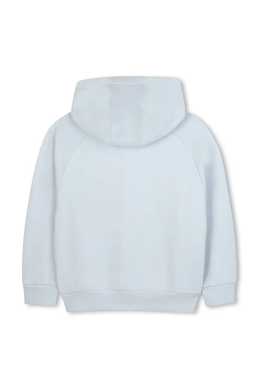 Детская хлопковая кофта Kenzo Kids с капюшоном с принтом K61447 Детская хлопковая кофта Kenzo Kids с капюшоном с принтом K61447