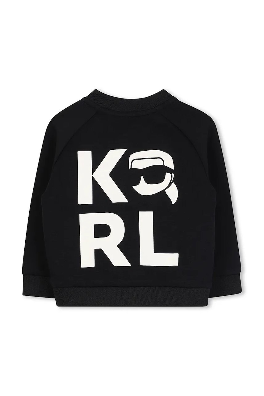 Кардиган для младенцев Karl Lagerfeld цвет чёрный однотонный Z30665 Кардиган для младенцев Karl Lagerfeld цвет чёрный однотонный Z30665