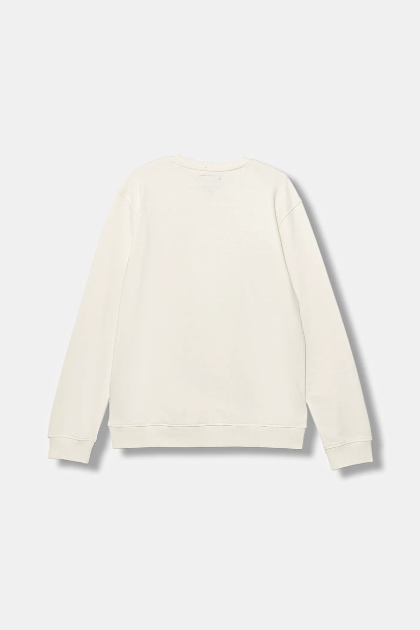 Детская хлопковая кофта Guess цвет бежевый с принтом L5BQ07 KAD74 Детская хлопковая кофта Guess цвет бежевый с принтом L5BQ07 KAD74