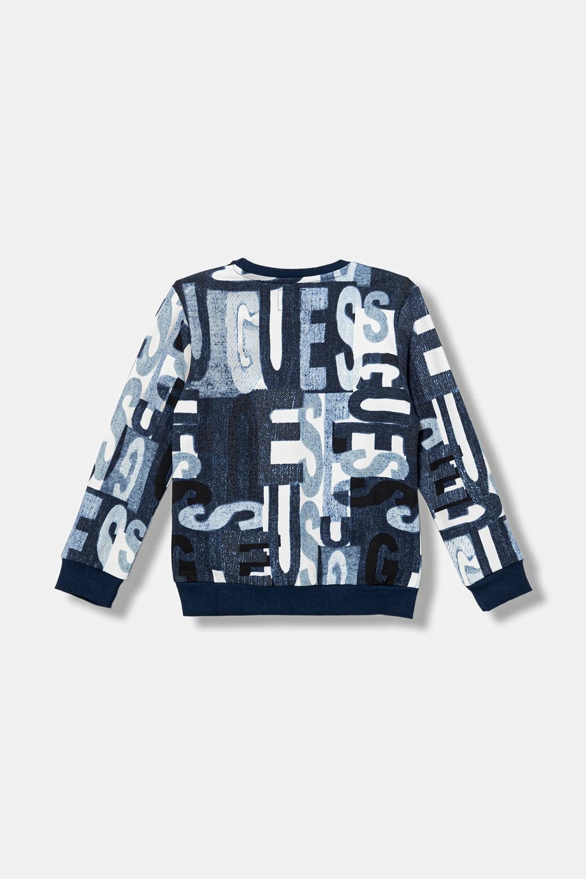 Детская хлопковая кофта Guess узор N5BQ05 KAD74