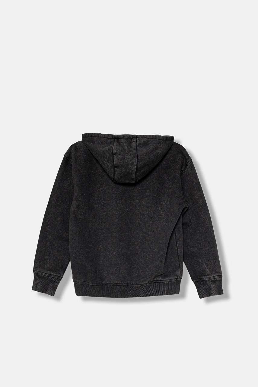 Детская кофта HUGO цвет чёрный с капюшоном с принтом G00448 Детская кофта HUGO цвет чёрный с капюшоном с принтом G00448