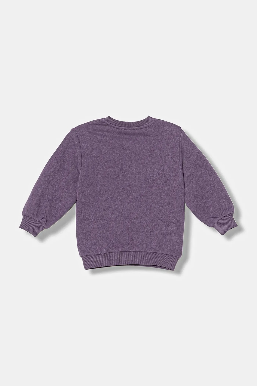 Детская кофта United Colors of Benetton цвет фиолетовый с принтом 32N4G10KO Детская кофта United Colors of Benetton цвет фиолетовый с принтом 32N4G10KO