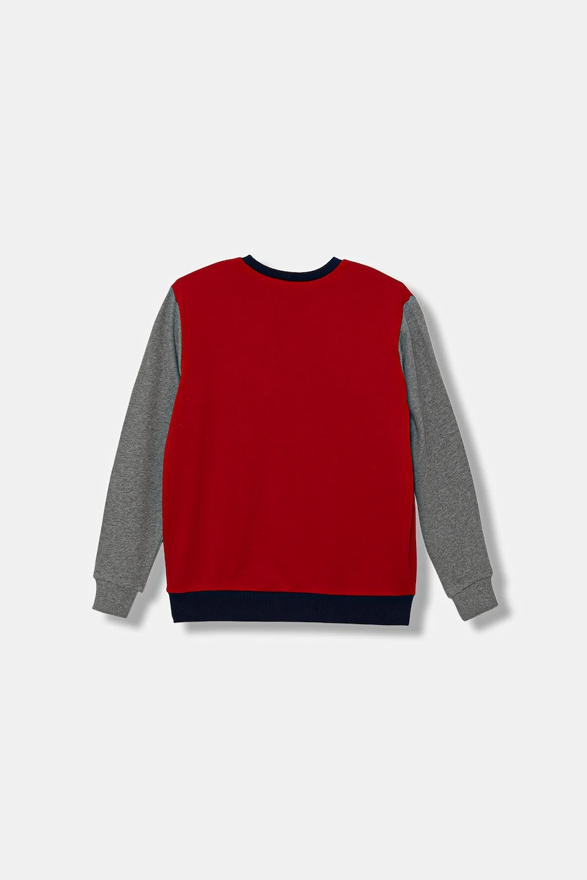 Детская хлопковая кофта United Colors of Benetton цвет красный с принтом 3J68C10PZ Детская хлопковая кофта United Colors of Benetton цвет красный с принтом 3J68C10PZ