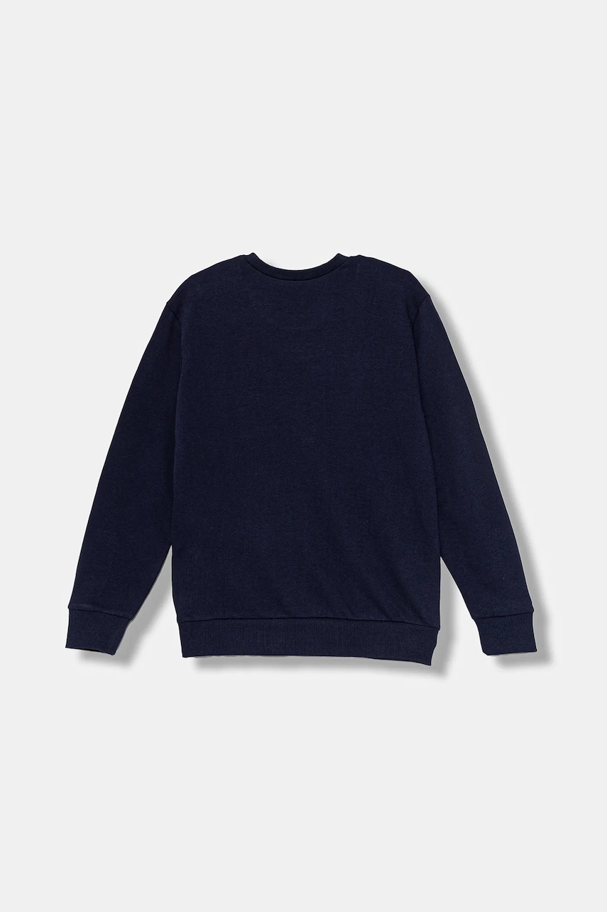 Детская хлопковая кофта United Colors of Benetton цвет синий с принтом 3J68C10PZ Детская хлопковая кофта United Colors of Benetton цвет синий с принтом 3J68C10PZ