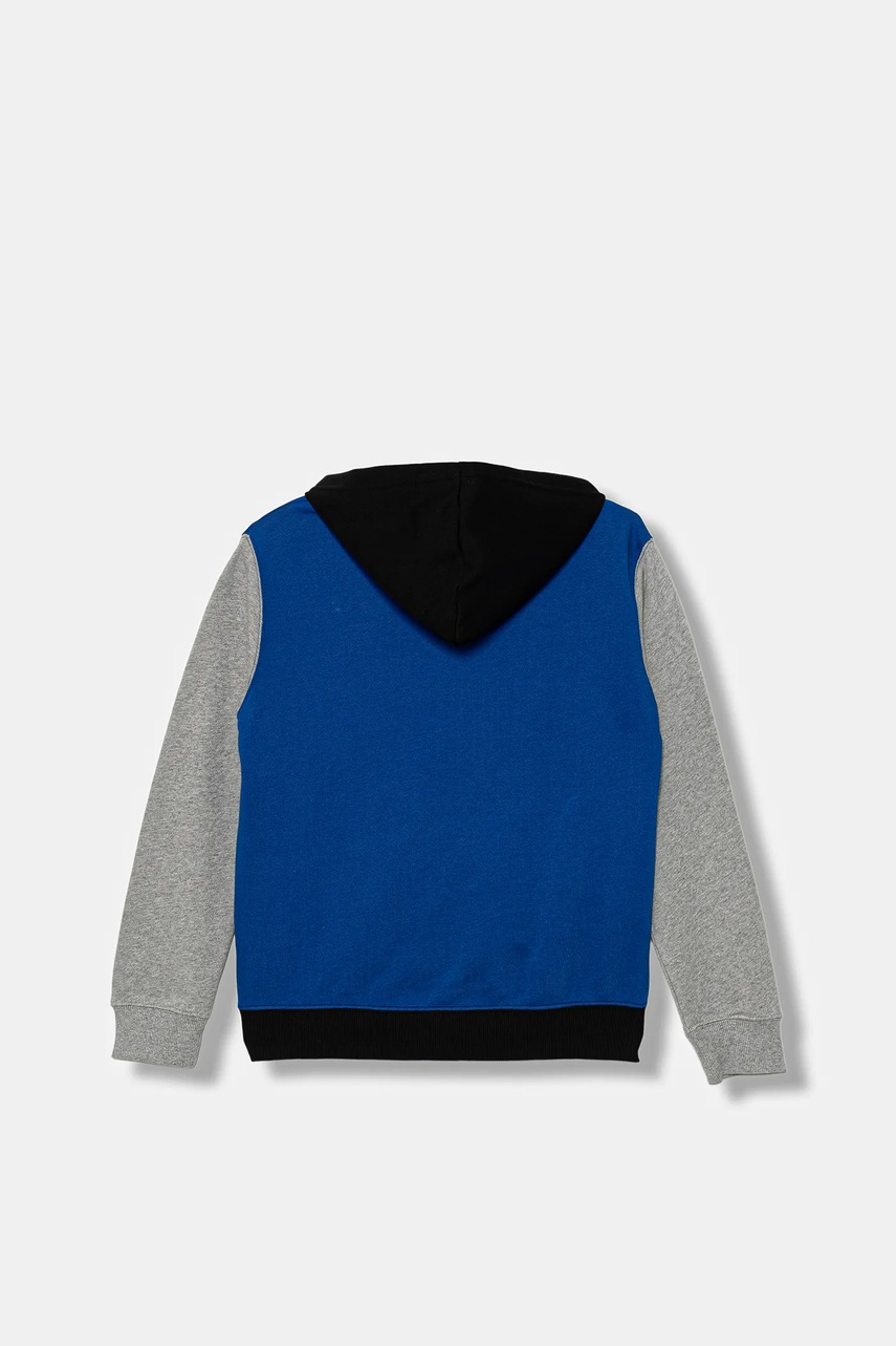 Детская хлопковая кофта United Colors of Benetton с капюшоном узор 3J68C505C