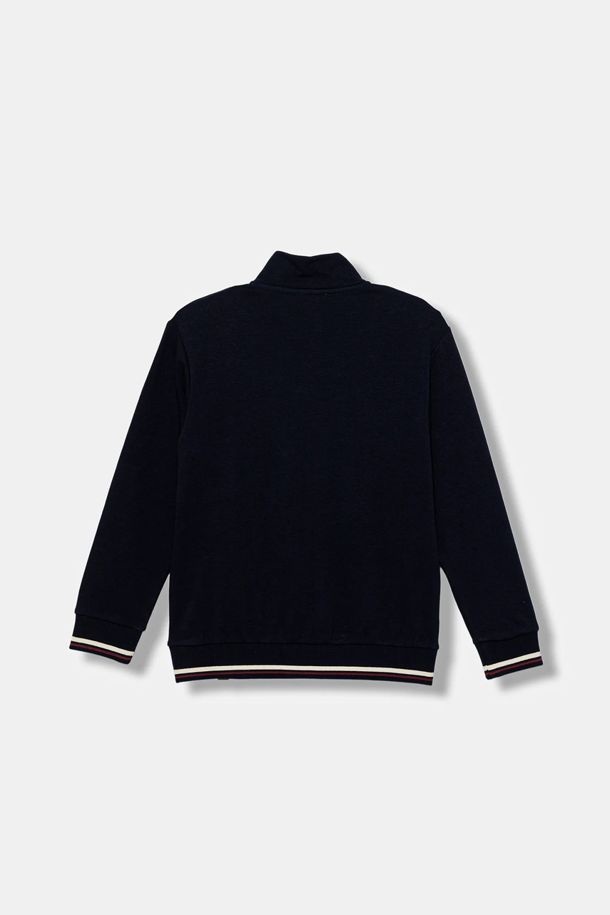 Детская кофта United Colors of Benetton цвет синий однотонная 32N4C10PS Детская кофта United Colors of Benetton цвет синий однотонная 32N4C10PS