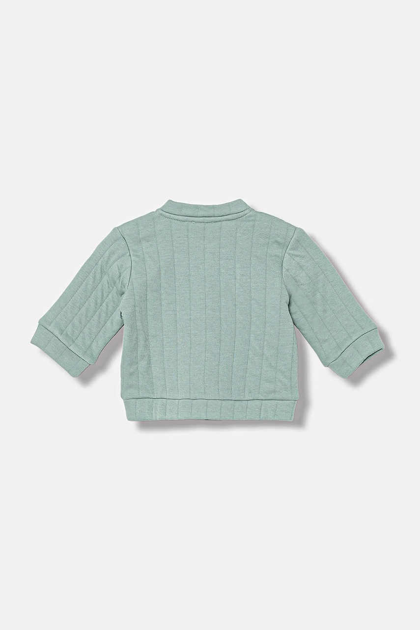 Детская кофта United Colors of Benetton цвет бирюзовый однотонная 3JOEA501O Детская кофта United Colors of Benetton цвет бирюзовый однотонная 3JOEA501O