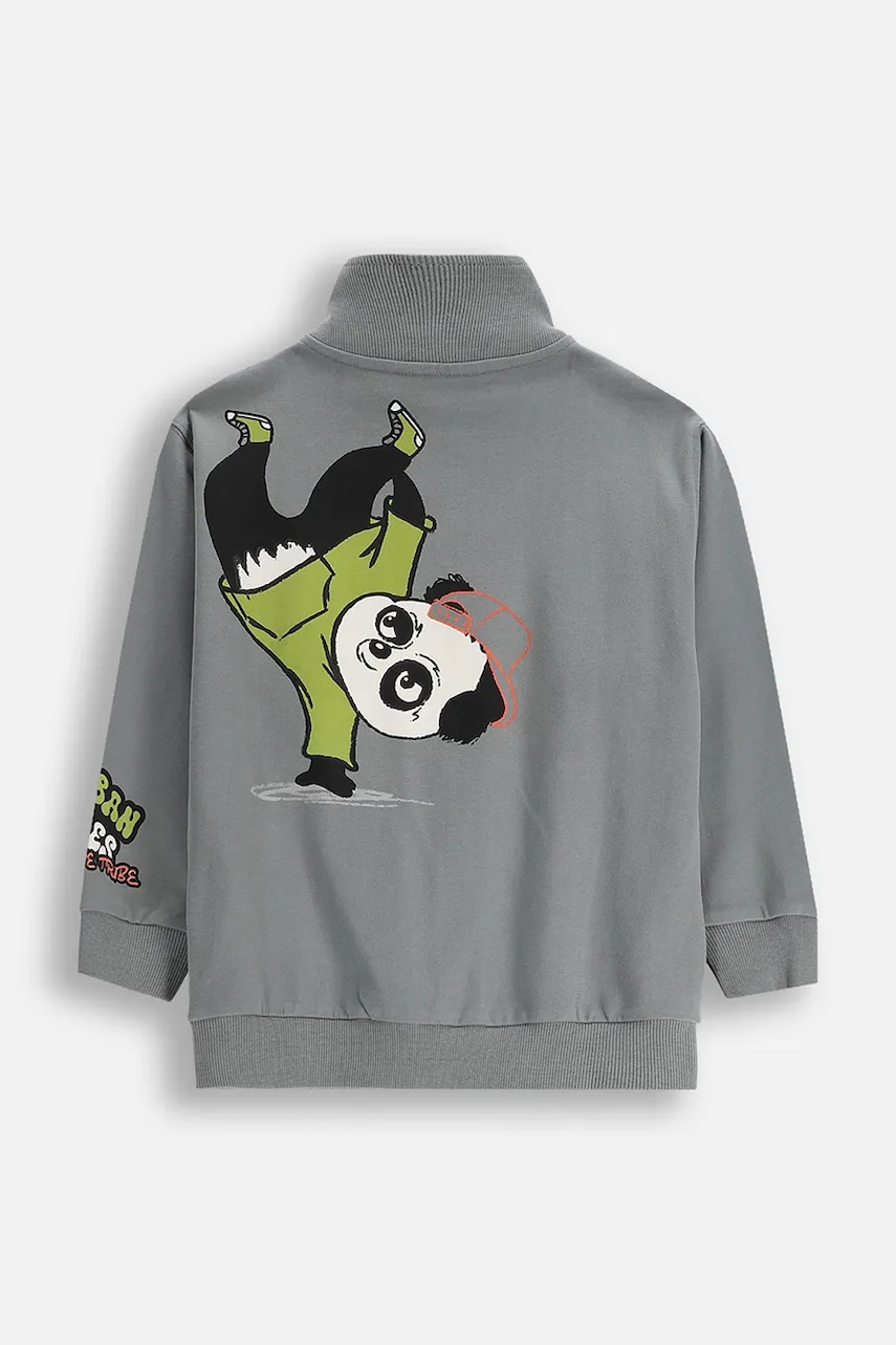 Кофта Coccodrillo цвет серый однотонная SPORTS BOY KIDS Кофта Coccodrillo цвет серый однотонная SPORTS BOY KIDS