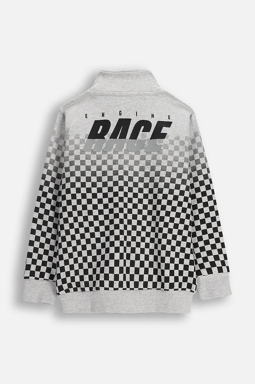 Кофта Coccodrillo цвет серый узор CITY RACING BOY JUNIOR Кофта Coccodrillo цвет серый узор CITY RACING BOY JUNIOR