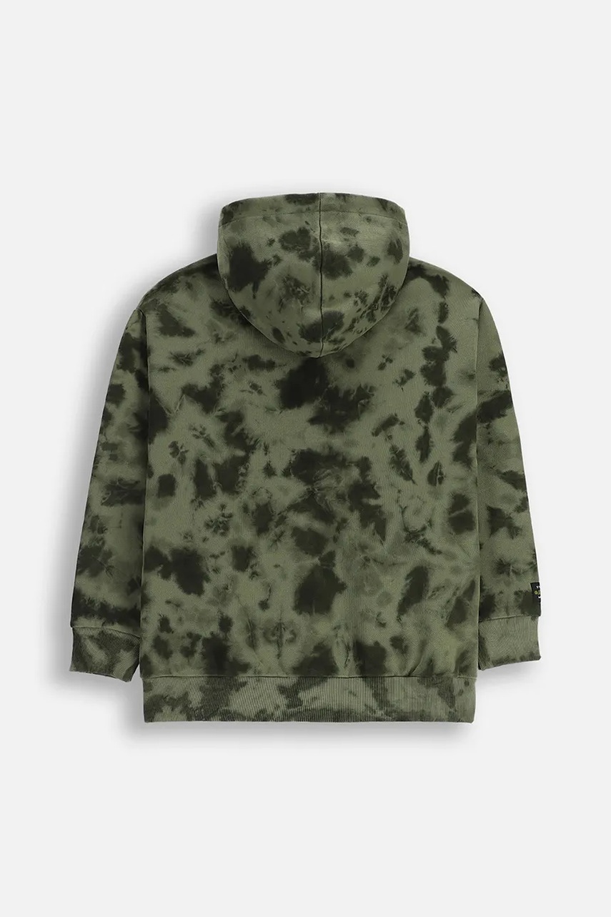 Кофта Coccodrillo цвет зелёный с капюшоном SPORTS BOY JUNIOR