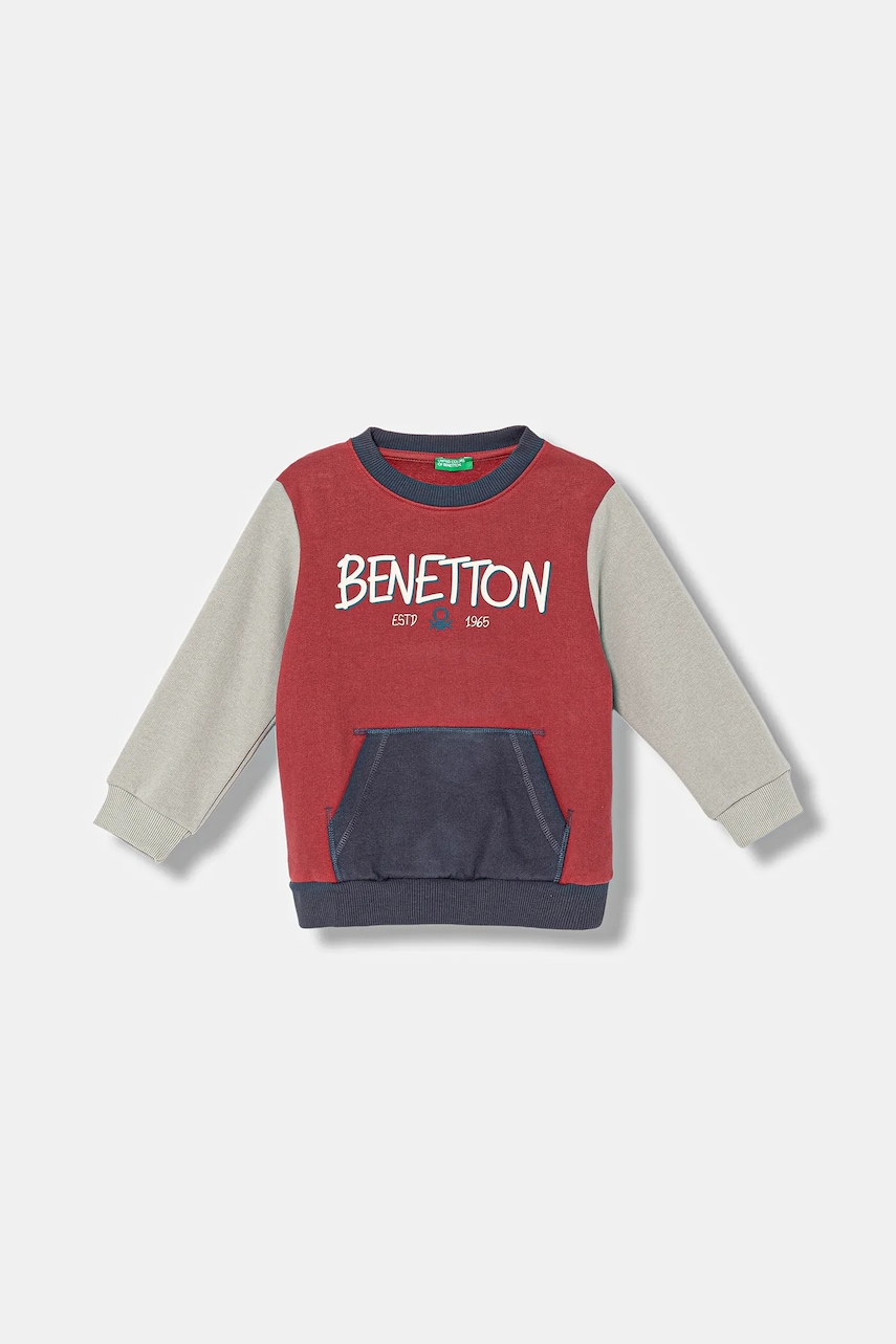 United Colors of Benetton bluză copii cu imprimeu, 3EB5G10KS