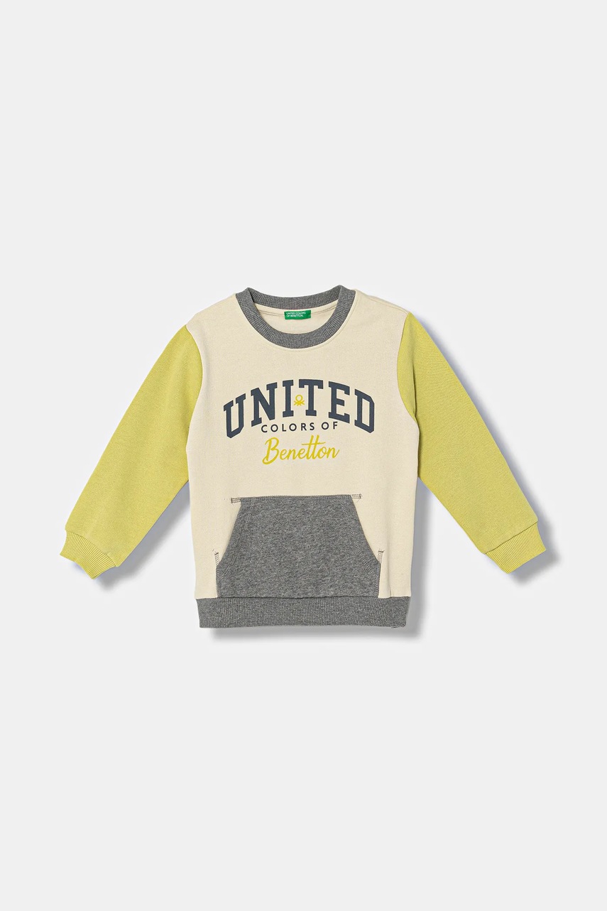 United Colors of Benetton bluză copii cu imprimeu, 3EB5G10KS