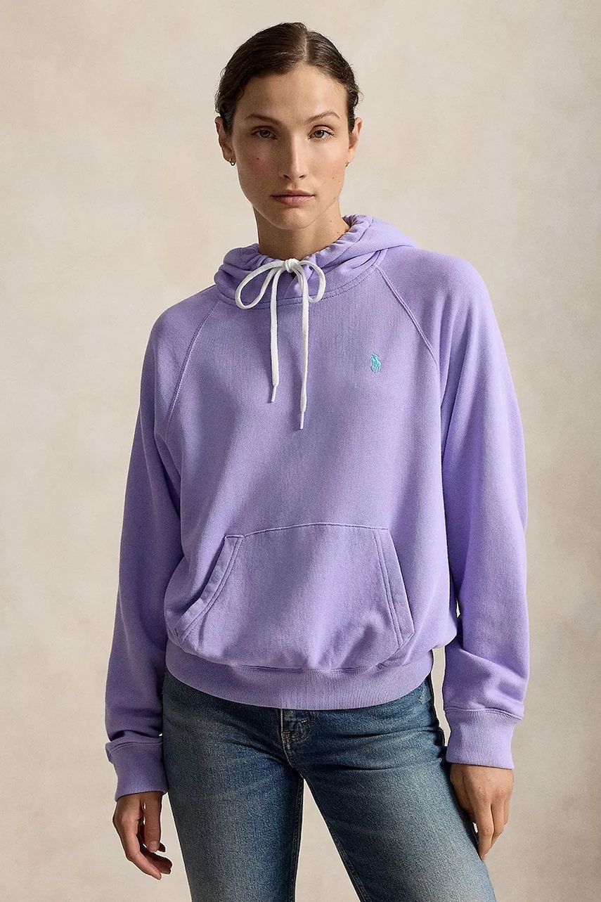 Polo Ralph Lauren  hanorac cu glugă din bumbac pentru femei