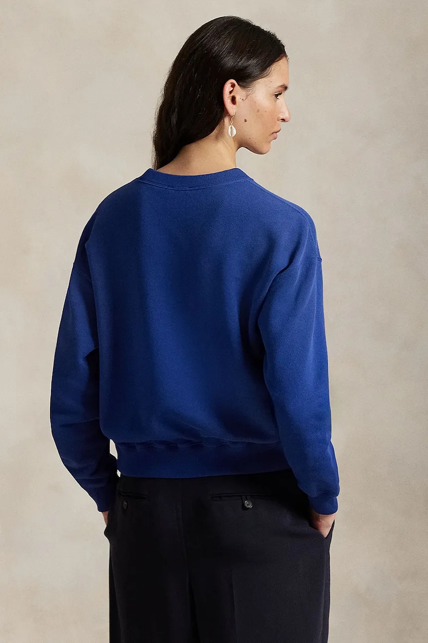 Кофта Polo Ralph Lauren цвет синий с принтом 211971736 Кофта Polo Ralph Lauren цвет синий с принтом 211971736