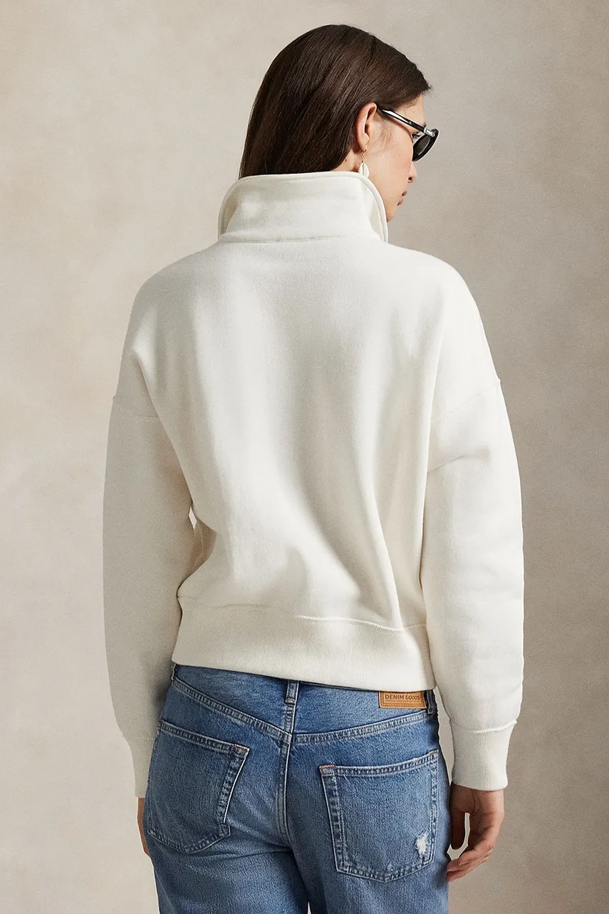 Кофта Polo Ralph Lauren цвет белый с принтом 211971753