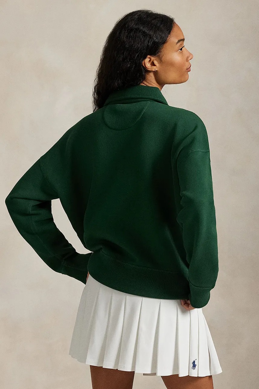 Кофта Polo Ralph Lauren цвет зелёный с принтом 211971753