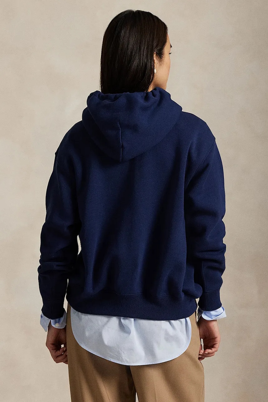 Кофта Polo Ralph Lauren цвет синий однотонная 211971757 Кофта Polo Ralph Lauren цвет синий однотонная 211971757
