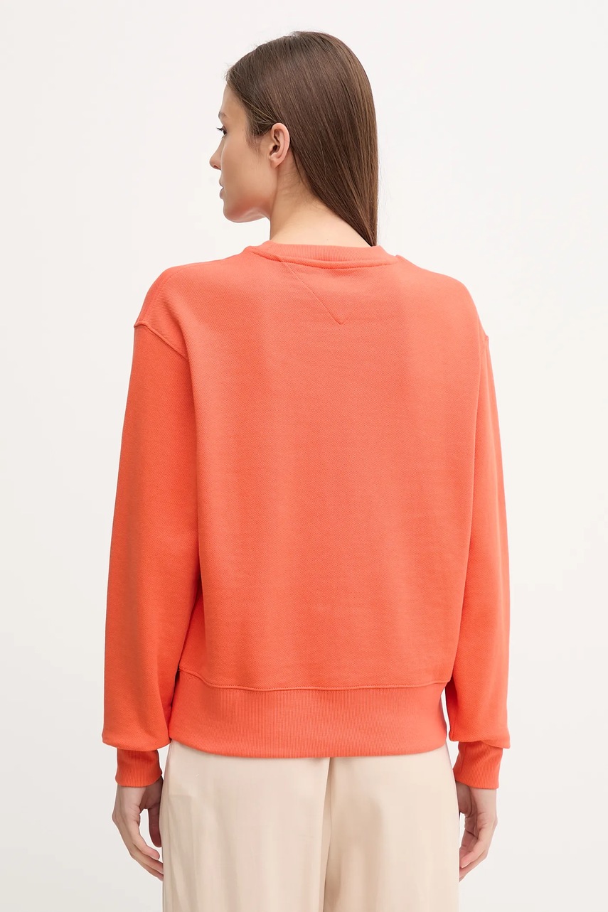 Кофта Tommy Hilfiger цвет оранжевый узор WW0WW45743