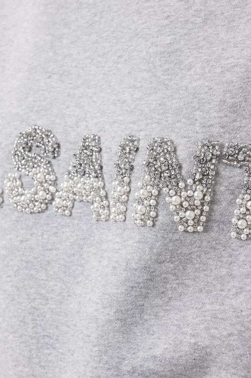 Βαμβακερή μπλούζα AllSaints SEPARO φωτογραφία