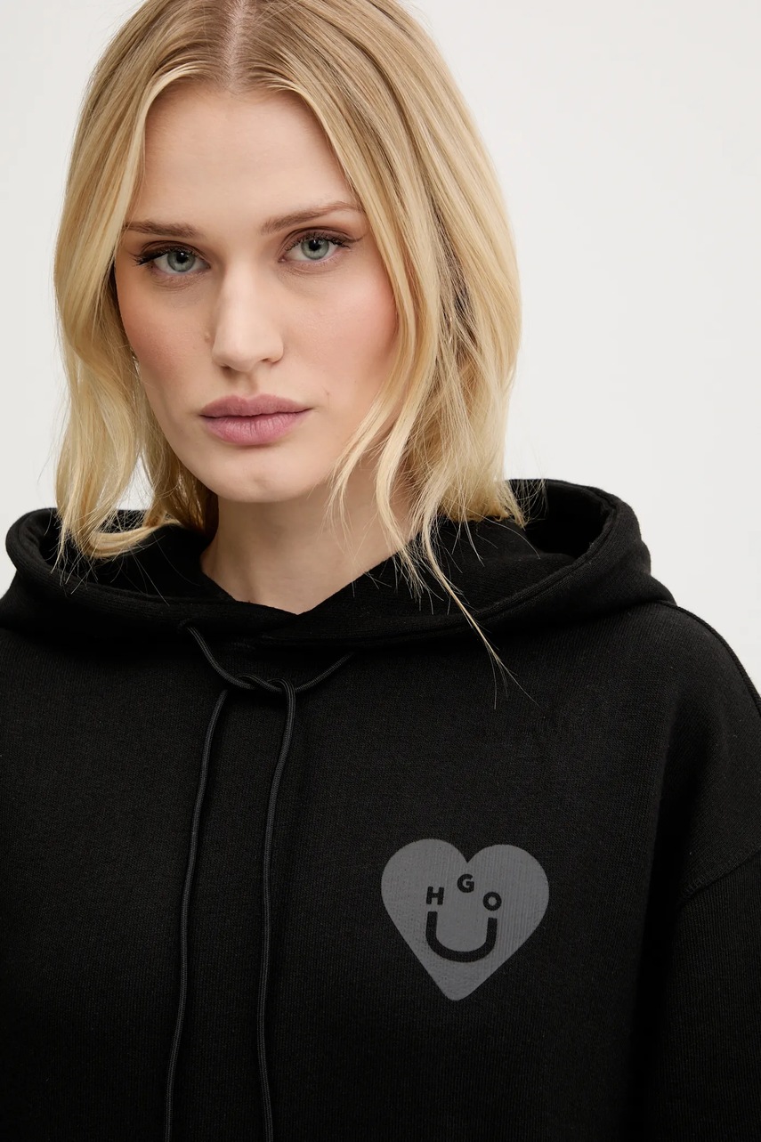 Bavlněná mikina Hugo Blue Dejandra_B (obrázek 4)
