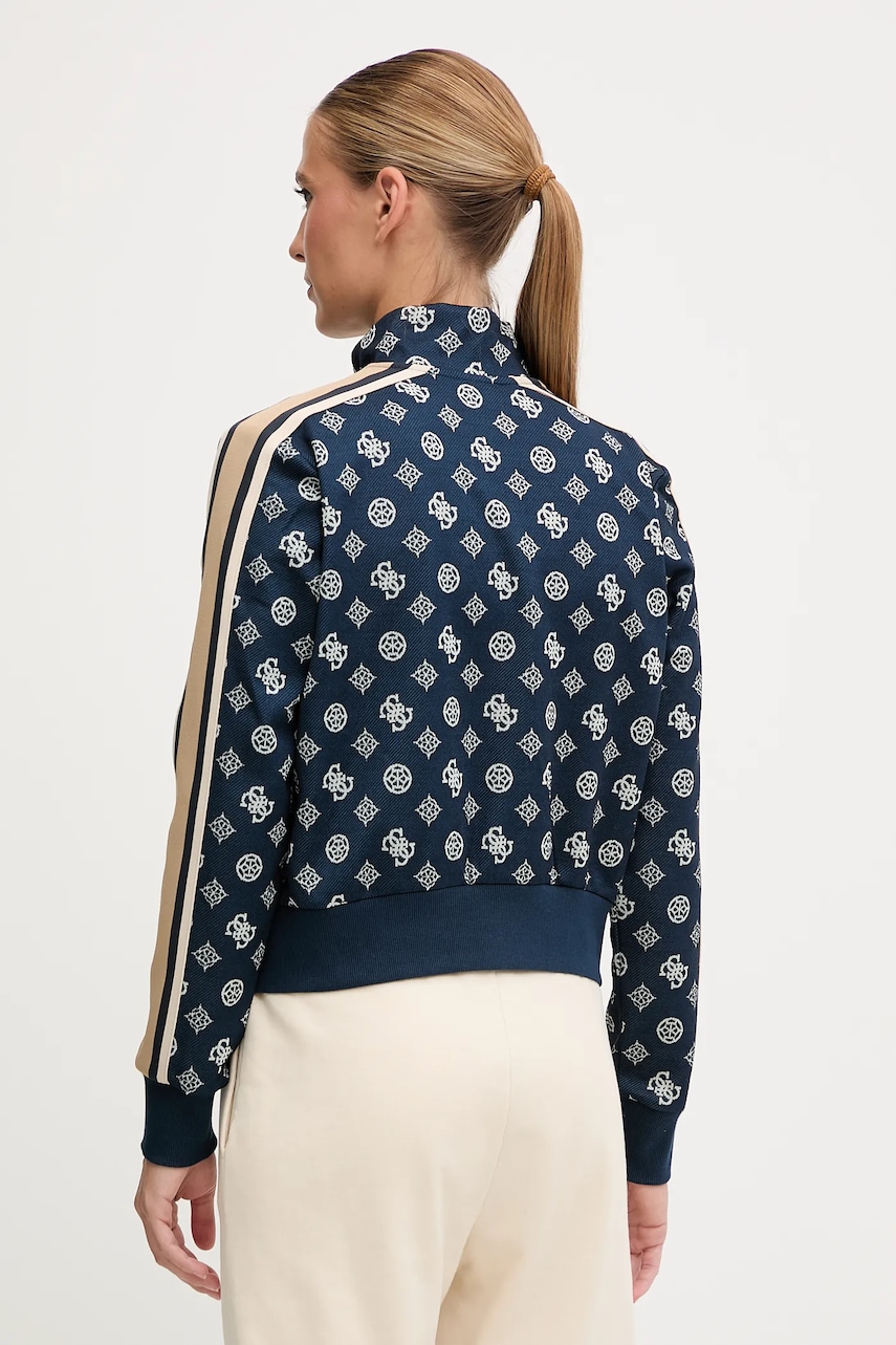 Кофта Guess PEONY цвет синий узор V5YQ07 K0282 Кофта Guess PEONY цвет синий узор V5YQ07 K0282