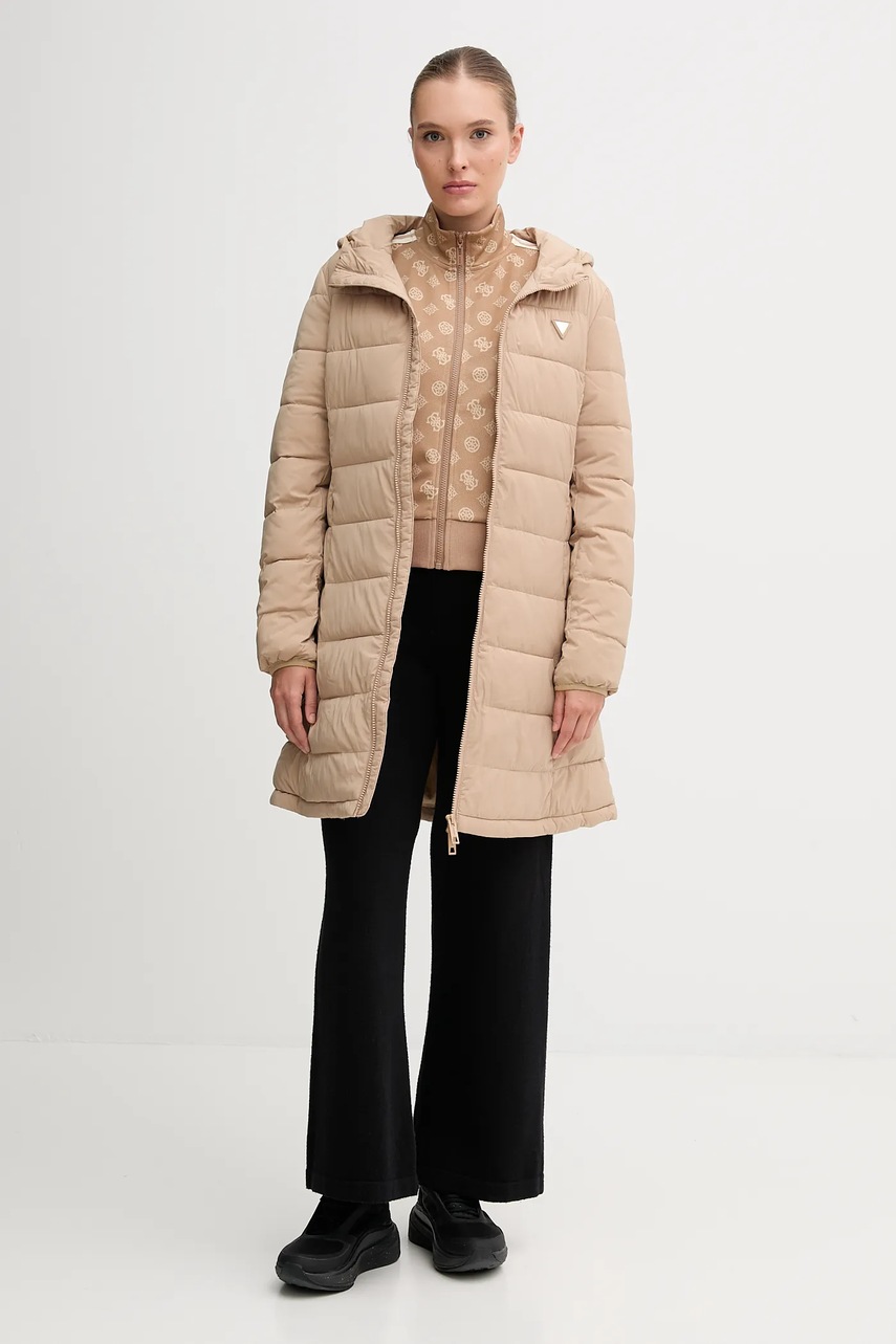 Кофта Guess PEONY цвет бежевый узор V5YQ07 K0282