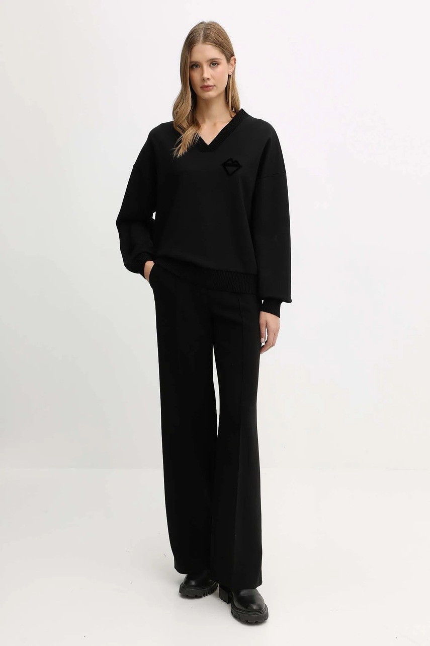 Μπλούζα Iceberg χρώμα: μαύρο, E071 6331 φωτογραφία