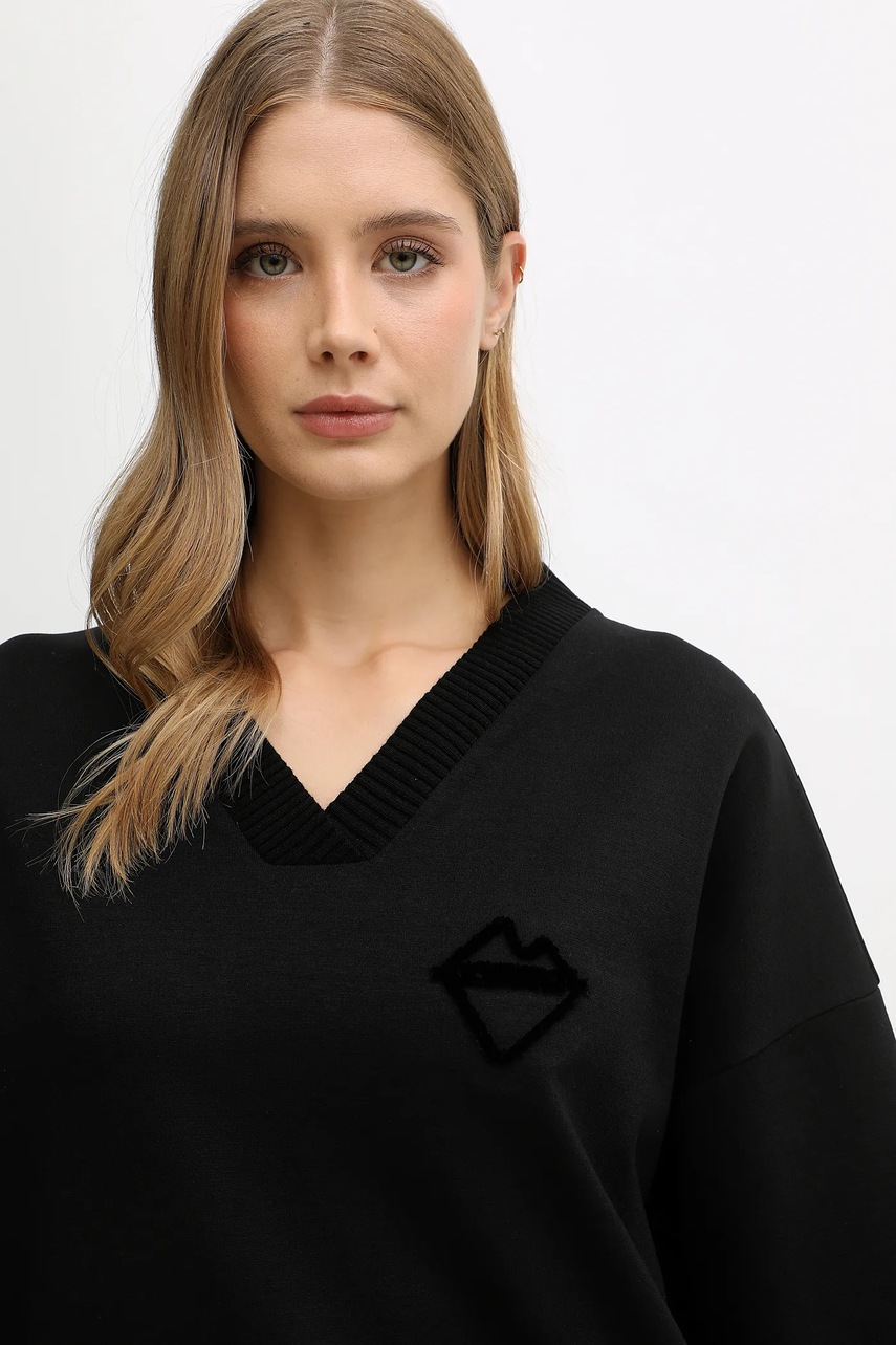 Μπλούζα Iceberg χρώμα: μαύρο, E071 6331 φωτογραφία