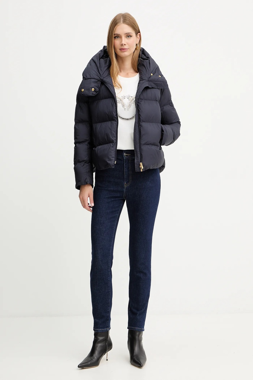 Хлопковая кофта Pinko цвет белый с аппликацией 100534 A2RO