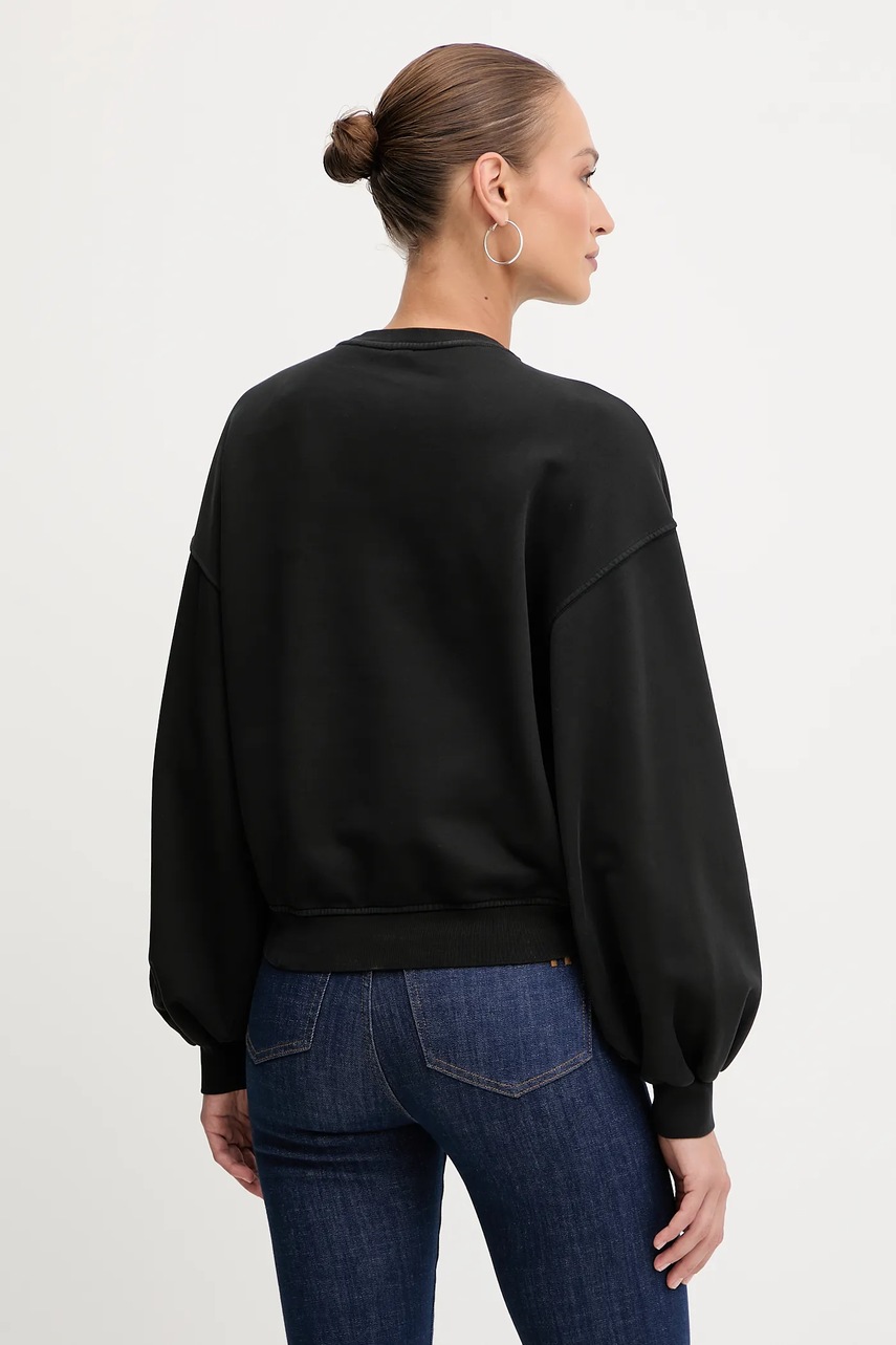 Βαμβακερή μπλούζα Pinko γυναικεία, χρώμα: μαύρο, 105510 A2RB φωτογραφία