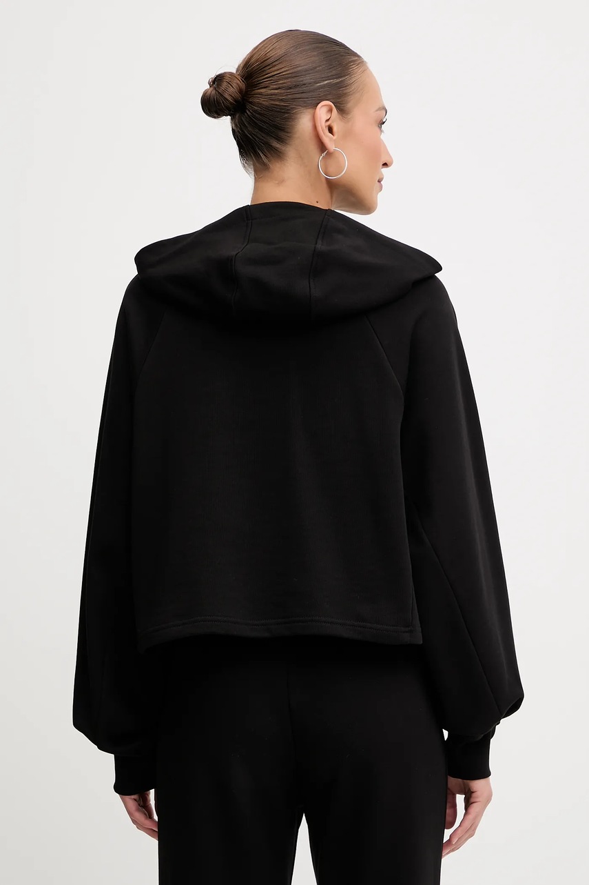 Μπλούζα Pinko χρώμα: μαύρο, με κουκούλα, 105726 A2UR φωτογραφία