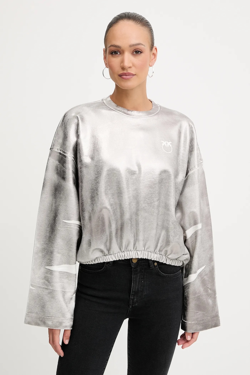 Γυναικεία φούτερ & hoodies pinko σε ασημι