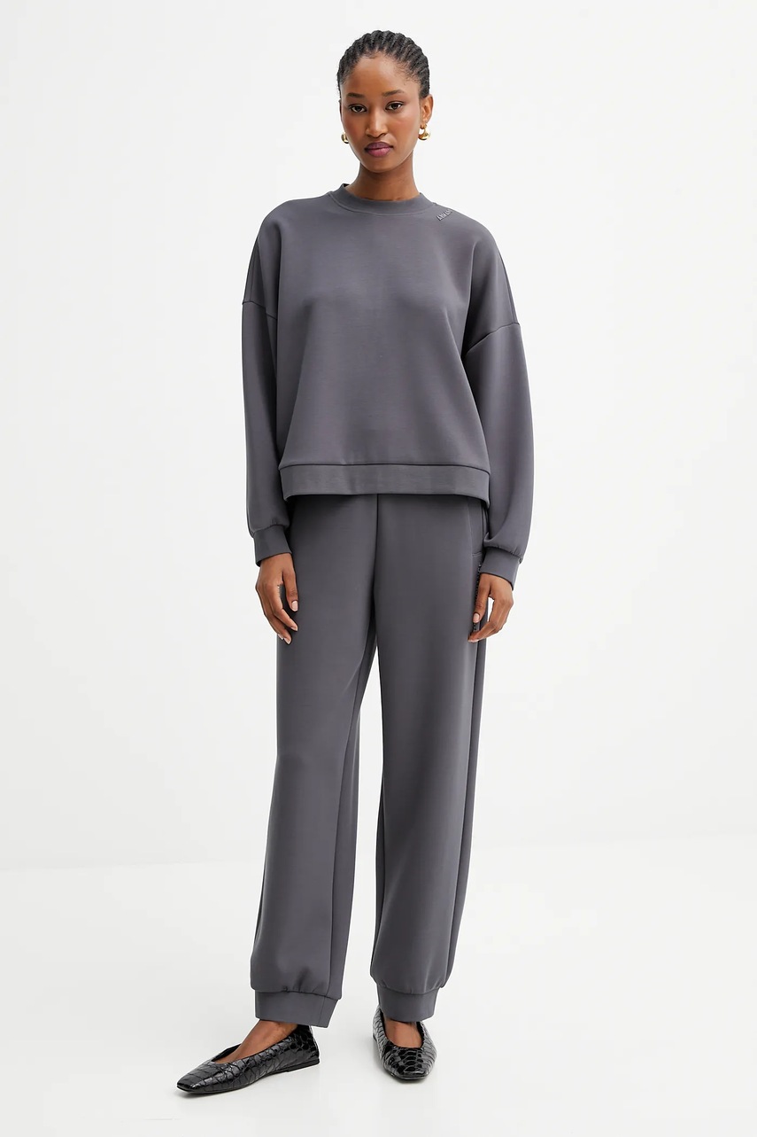 Кофта Armani Exchange цвет серый однотонная XW000740 AF16111 Кофта Armani Exchange цвет серый однотонная XW000740 AF16111