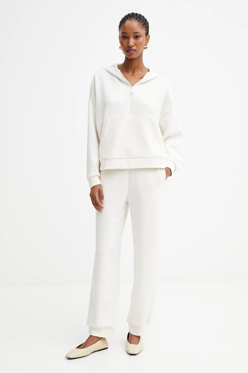 Кофта Armani Exchange цвет бежевый с капюшоном однотонная XW000980 AF16111 Кофта Armani Exchange цвет бежевый с капюшоном однотонная XW000980 AF16111