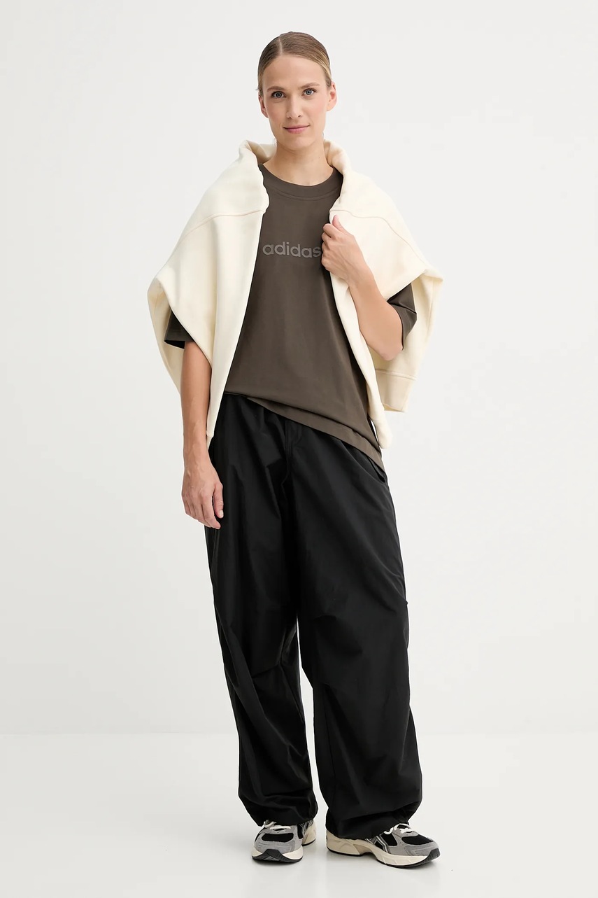 Кофта adidas Originals Essentials цвет бежевый однотонная JW1016