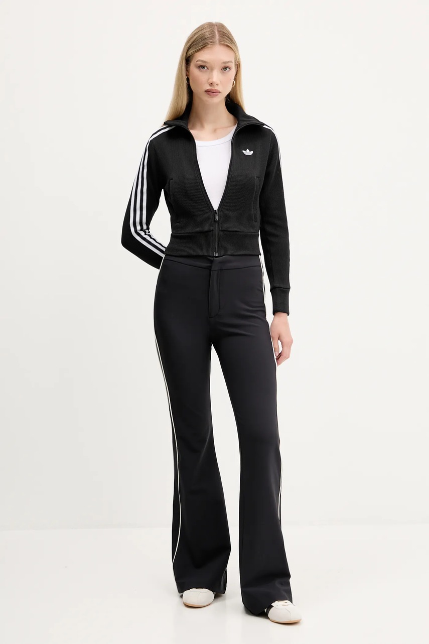 Кофта adidas Originals Firebird цвет чёрный с принтом JY2613