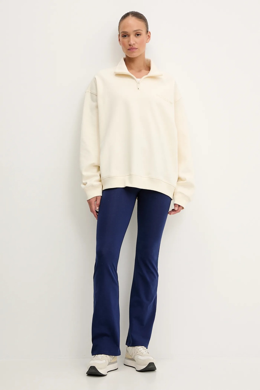 Кофта adidas Originals Essentials цвет бежевый однотонная JY3554